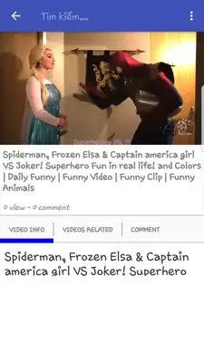 FunSuperHeroVideos android App screenshot 3