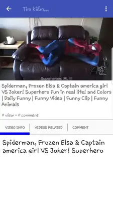 FunSuperHeroVideos android App screenshot 4